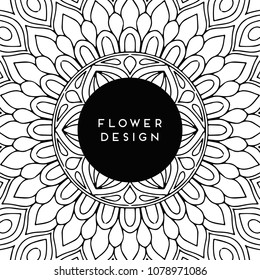 Vector mandala background