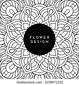 Vector mandala background