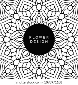 Vector mandala background