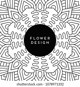 Vector mandala background