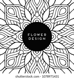 Vector mandala background