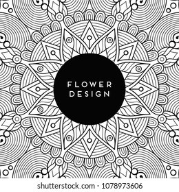 Vector mandala background