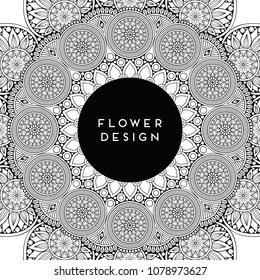 Vector mandala background