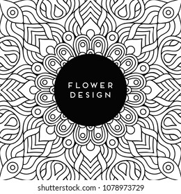 Vector mandala background