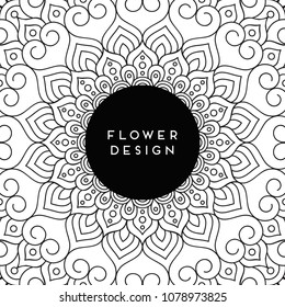 Vector mandala background