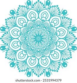 Vektor Mandala Hintergrund mit Ornament