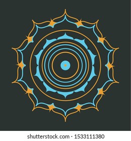 Vector Mandala can be used as background, picture, illustration for design your product.