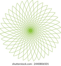 Vector mandala clipart for card, print, packing, poster, tattoo in yoga style