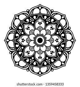 Vector Mandala for coloring book