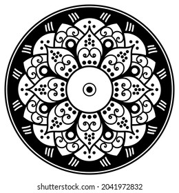 Vector Mandala for coloring book
