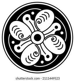 Vector Mandala para libro de colorear, motivos indios