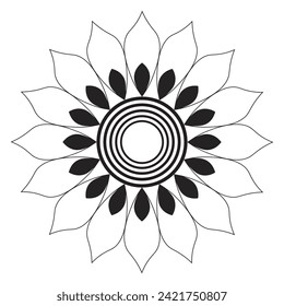 Vector Mandala Coloring Pages and Books