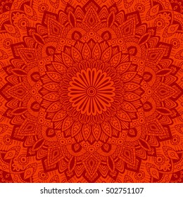 Vector mandala decor for your design with abstract ornament. Vector tribal business card. Oriental design Layout. Islam, Arabic, Indian, ottoman motifs. Ornamental doodle background.