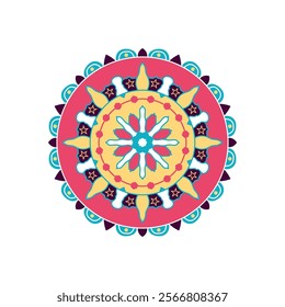 Vector mandala design. Colorful mandala background. Decorative pattern mandala design. Mandala for Coloring Book