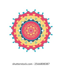 Vector mandala design. Colorful mandala background. Decorative pattern mandala design. Mandala for Coloring Book
