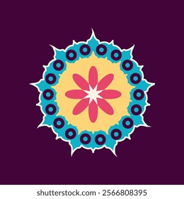 Vector mandala design. Colorful mandala background. Decorative pattern mandala design. Mandala for Coloring Book