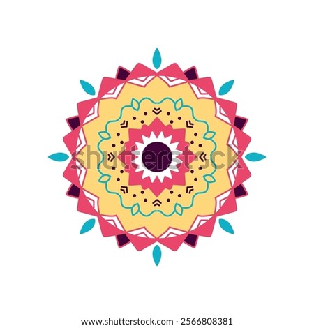 Vector mandala design. Colorful mandala background. Decorative pattern mandala design. Mandala for Coloring Book