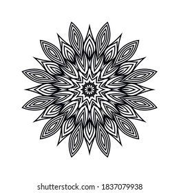 Vector mandala design element for illustrations, advertising banner, projects etc.