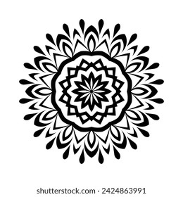 vector mandala design and Lineal mandala background 