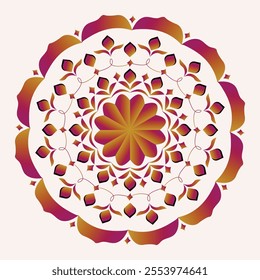 A vector mandala design ornament mandala art