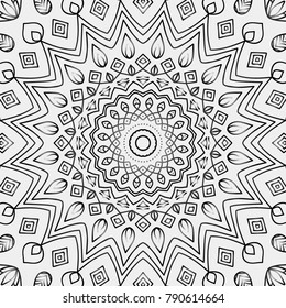Vector mandala design. Vintage decorative elements. Oriental pattern. 
