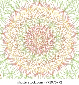 Vector mandala design. Vintage decorative elements. Oriental pattern.