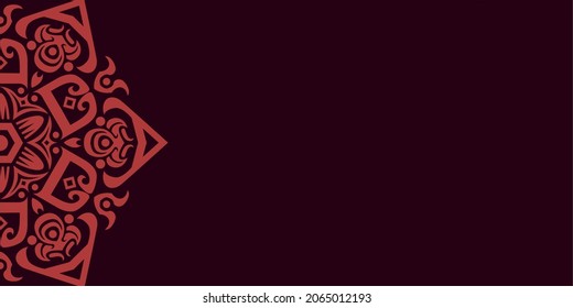 Vector mandala design, for your various types of advertising needs, suitable for business card designs, banners, websites, etc. high resolution EPS file format