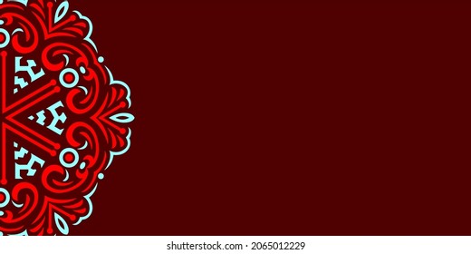 Vector mandala design, for your various types of advertising needs, suitable for business card designs, banners, websites, etc. high resolution EPS file format
