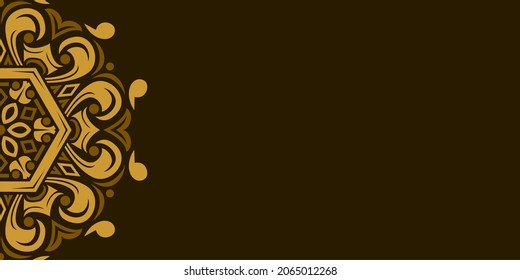 Vector mandala design, for your various types of advertising needs, suitable for business card designs, banners, websites, etc. high resolution EPS file format