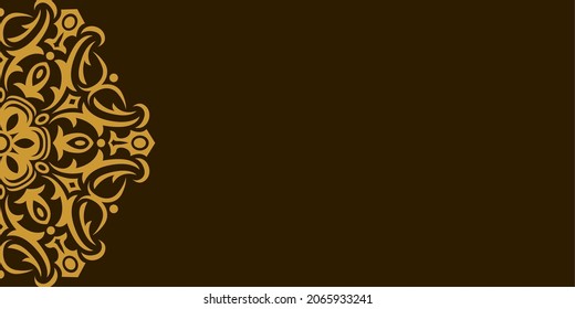 Diseño de mandala vectorial, para sus diversos tipos de necesidades publicitarias, adecuado para diseños de tarjetas de visita, banners, sitios web, etc. formato de archivo EPS de alta resolución