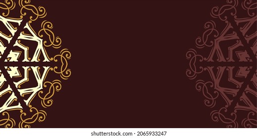Vector mandala design, for your various types of advertising needs, suitable for business card designs, banners, websites, etc. high resolution EPS file format
