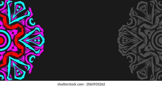 Vector mandala design, for your various types of advertising needs, suitable for business card designs, banners, websites, etc. high resolution EPS file format