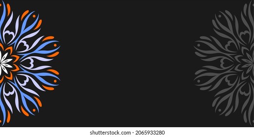 Vector mandala design, for your various types of advertising needs, suitable for business card designs, banners, websites, etc. high resolution EPS file format