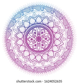 Vector mandala designs with Gradient colors i think this one you may use anywhere
