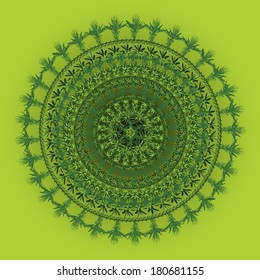 Vector mandala. Eps 10. Decorative element for backgrounds, templates. Vector background. 