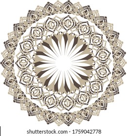 Vector Mandala, floral mandala, flower mandala, coloring mandala. Oriental pattern, vector illustration. Islam, Arabic, Indian, turkish, pakistan, chinese, ottoman motifs