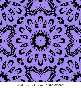 Vector mandala, Floral mandala. Oriental mandala. Vintage decorative elements. Vector illustration. It is vector illustration.