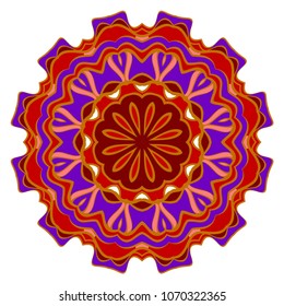 Vector mandala, Floral mandala. Oriental mandala. Vintage decorative elements. Vector illustration. It is super vector illustration.