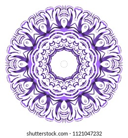 Vector mandala, Floral mandala. Oriental mandala. Vintage decorative elements. Vector illustration. It is super brilliant vector illustration.