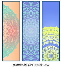 Vector mandala, Floral mandala. Oriental mandala. Vintage decorative elements.