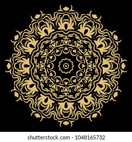 Vector mandala. Flower modern design. Vector illustration.