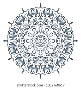 Vector mandala. Flower modern design. Vector illustration.