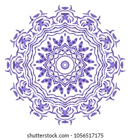 Vector mandala. Flower modern design. Vector illustration.