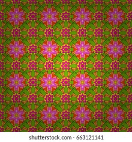 Vector Mandala with hand drawn elements and flowers in Arabic, Indian, turkish, pakistan, ottoman motifs. Image for adult coloring books, tattoo, decorate plates, porcelain, ceramics, crockery. Eps 10