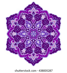 vector, mandala, illustration, abstract, floral pattern, boho style, oriental,  design element tissue, wrap