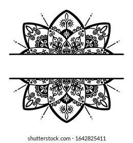Vector mandala. Vector illustration. Vector ornament