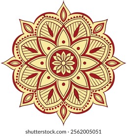 Vector mandala inspired ethnic art, patterned . Hand drawn illustration. Invitation element. Tattoo, astrology, alchemy, boho and magic symbol.