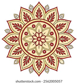 Vector mandala inspired ethnic art, patterned . Hand drawn illustration. Invitation element. Tattoo, astrology, alchemy, boho and magic symbol.