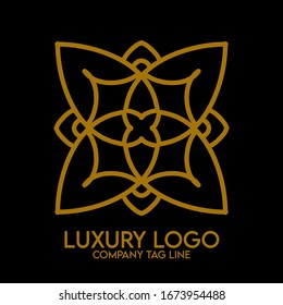 Vector Mandala Luxury Company Logo Design