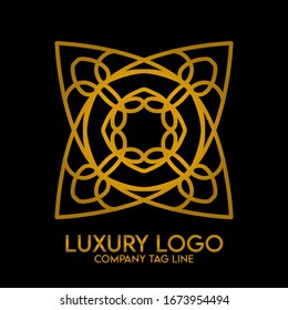 Vector Mandala Luxury Company Logo Design